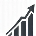 Upward trend arrow icon