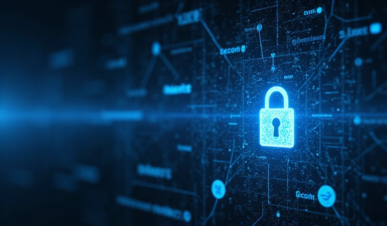 Illustration of a secure user account login
